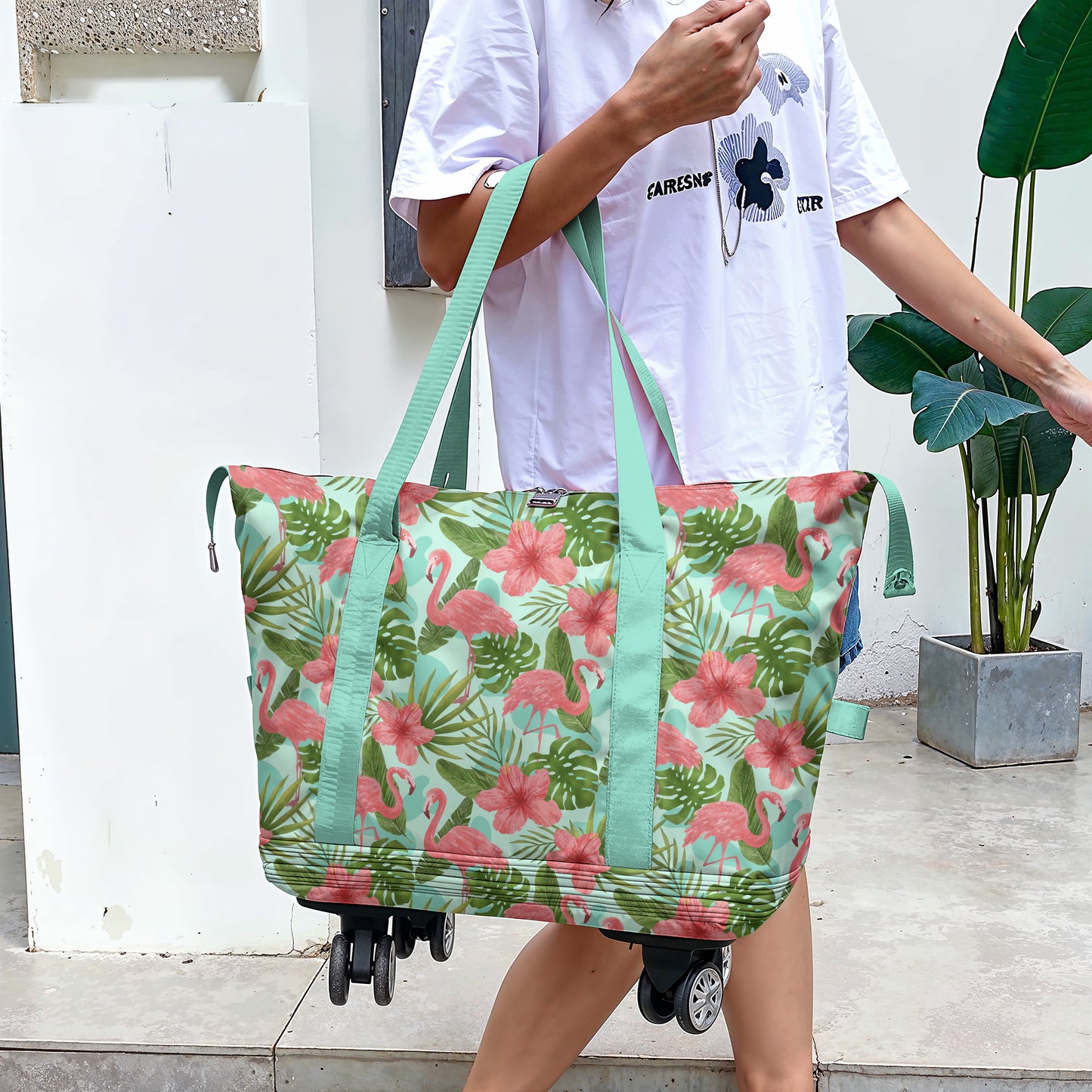 Spheregoods Luggage Bag Palm Paradise