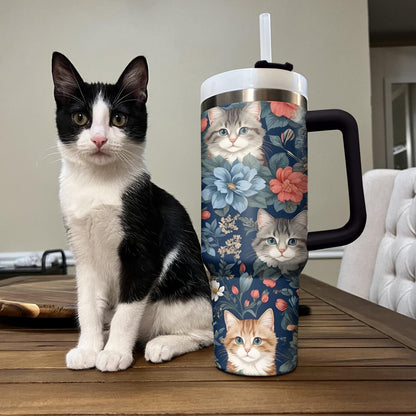 Spheregoods Tumbler Feline Flora