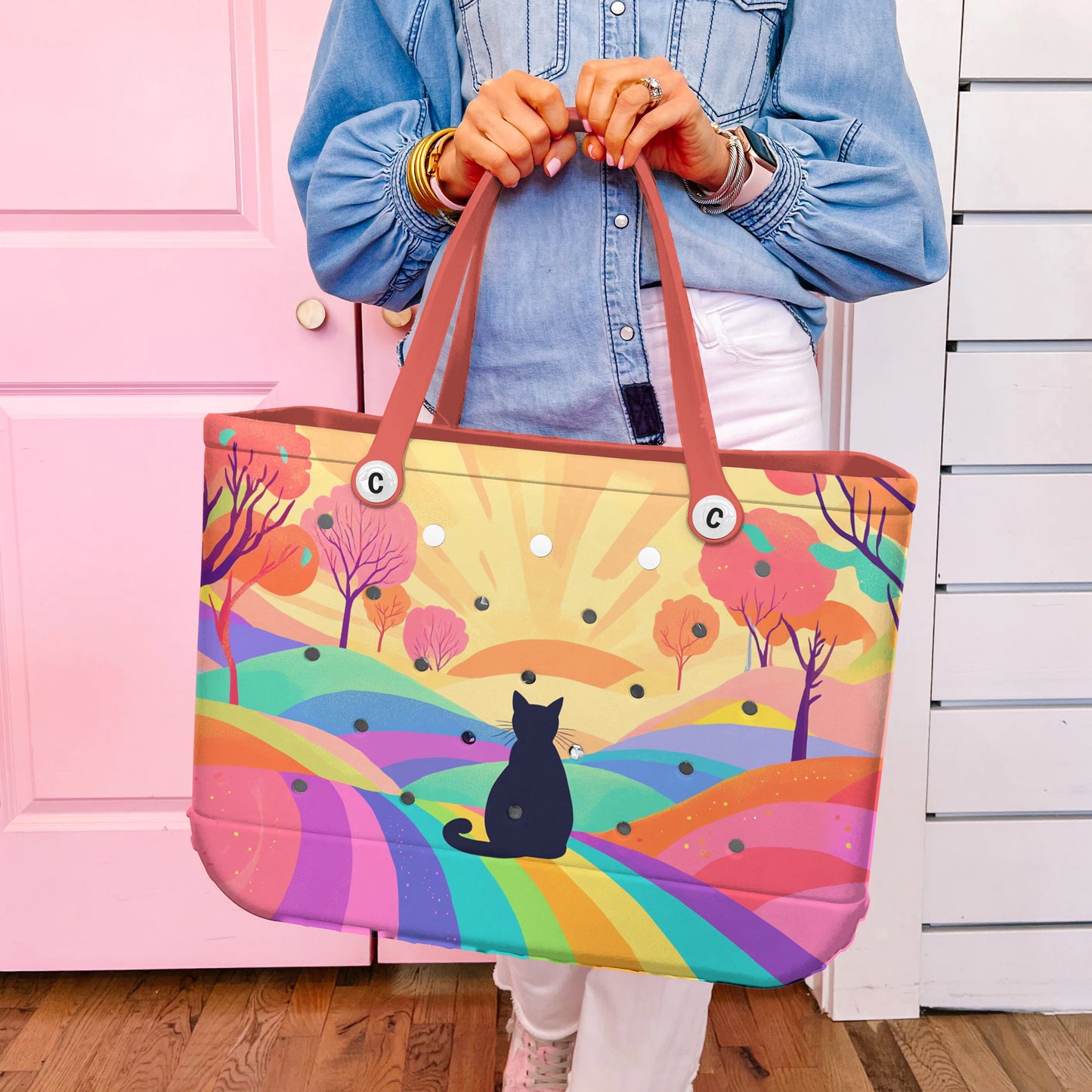 Spheregoods Cee™ Bag Black Cat at Dawn