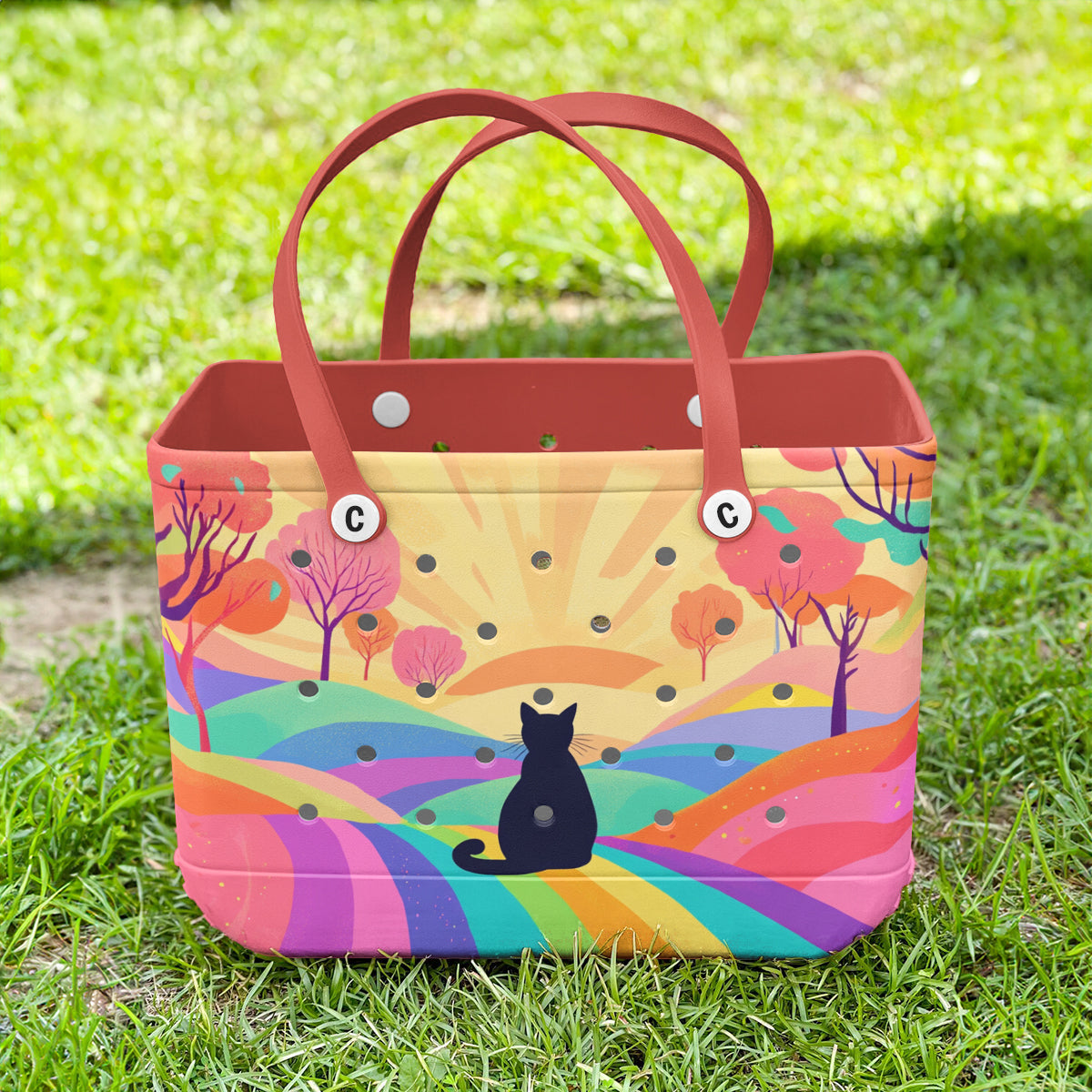 Spheregoods Cee™ Bag Black Cat at Dawn