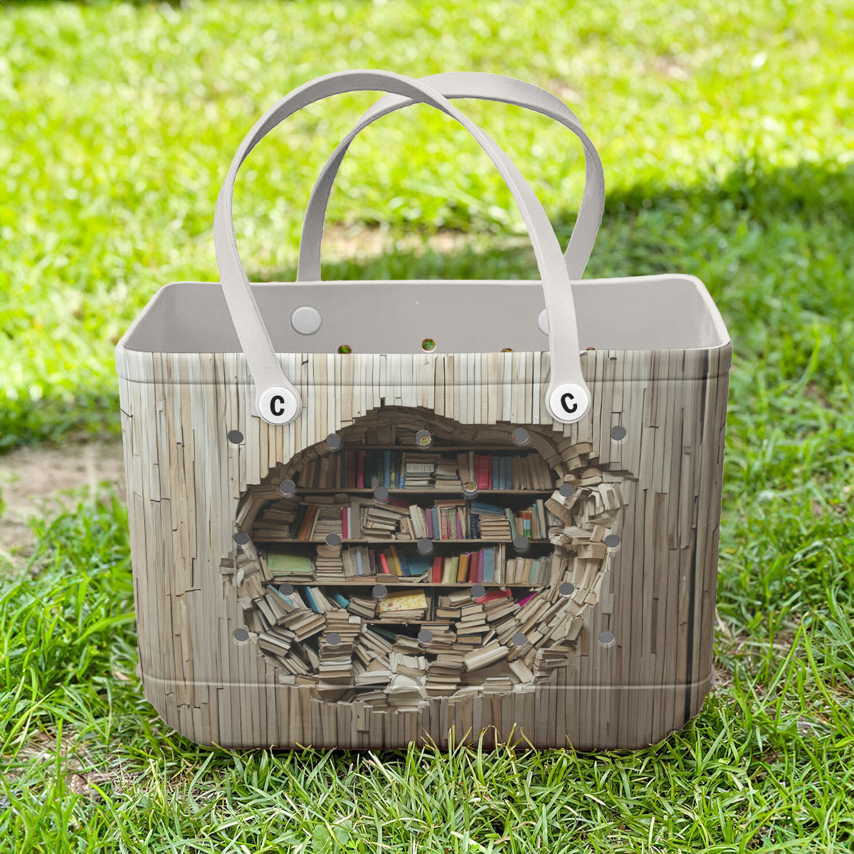 Spheregoods Cee™ Bag Breaking Book Walls