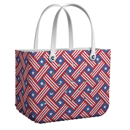 Spheregoods Cee™ Bag Patchwork of Patriotism