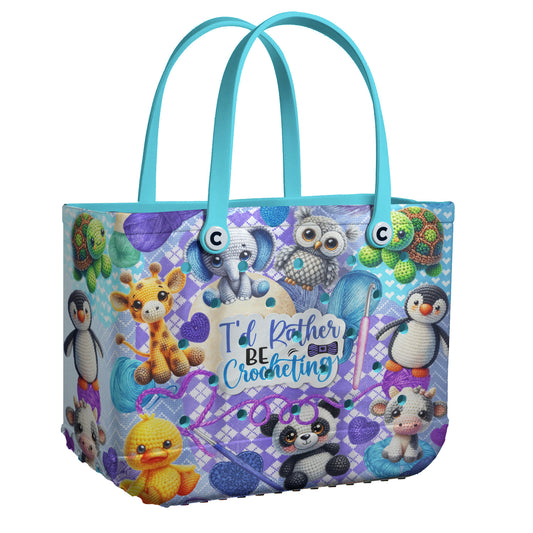 Spheregoods Cee™ Bag I'd Rather Be Crocheting