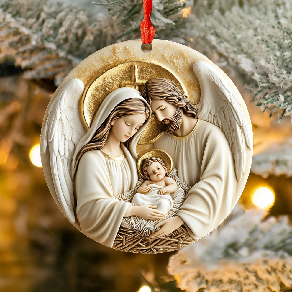 Spheregoods 2D Acrylic Ornament Holy Family