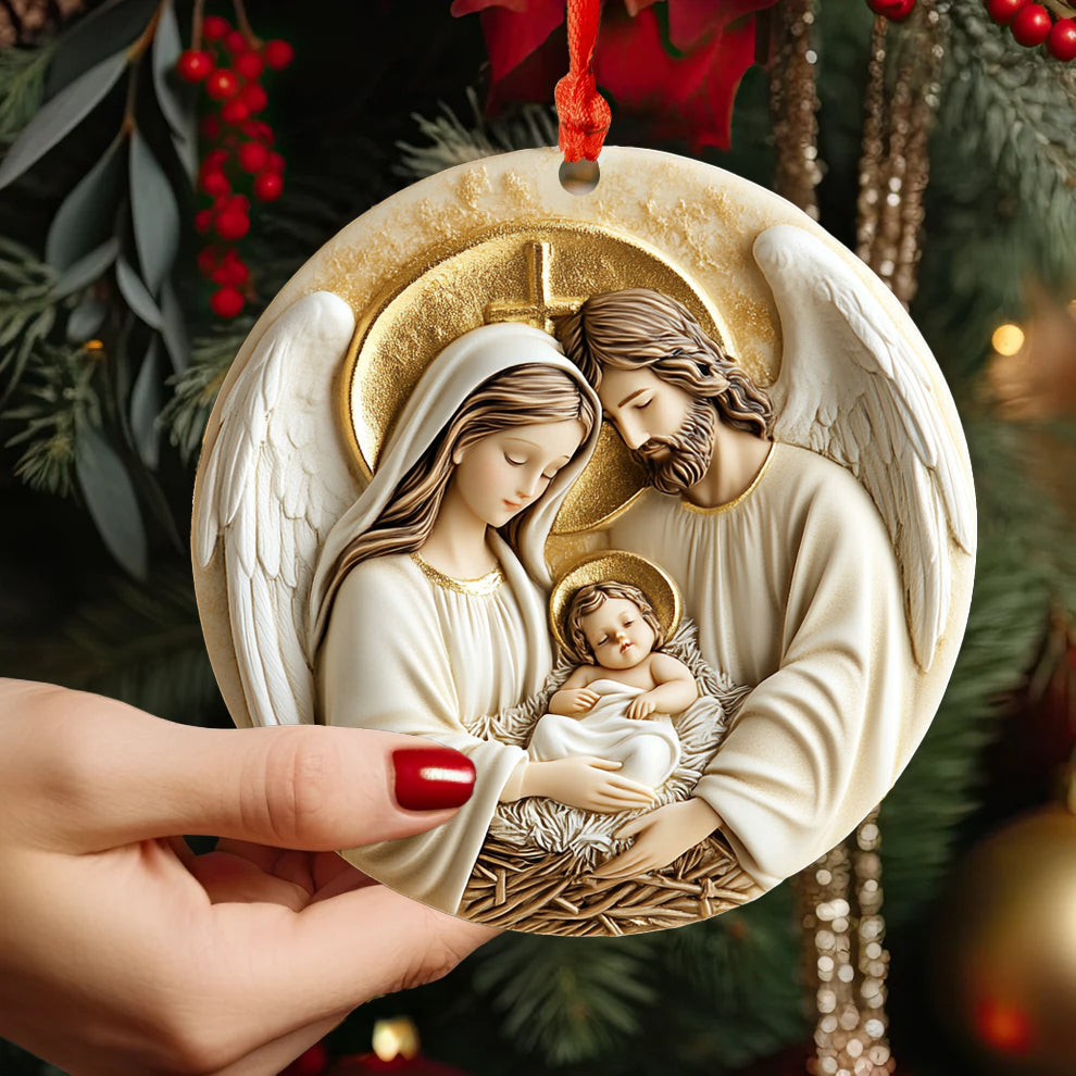 Spheregoods 2D Acrylic Ornament Holy Family