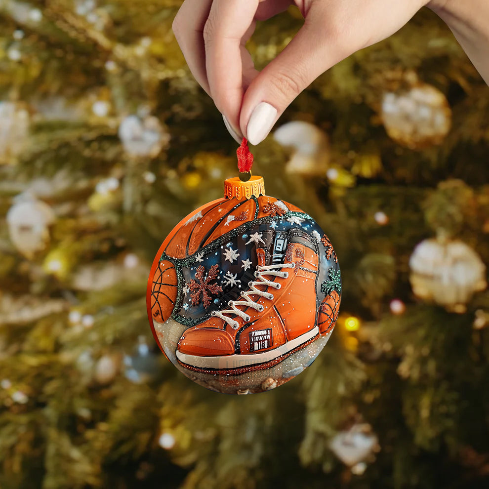 Spheregoods 2D Acrylic Ornament Basketball