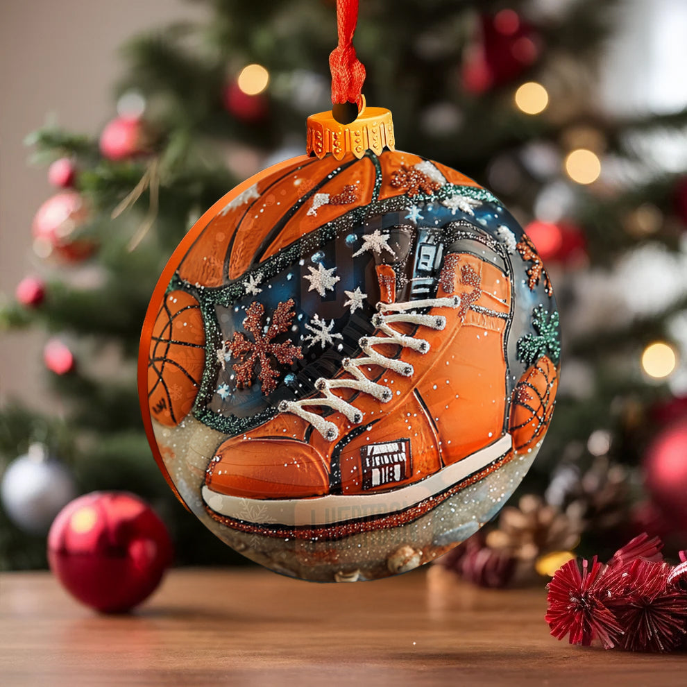 Spheregoods 2D Acrylic Ornament Basketball