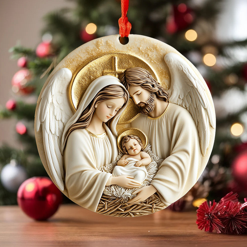 Spheregoods 2D Acrylic Ornament Holy Family