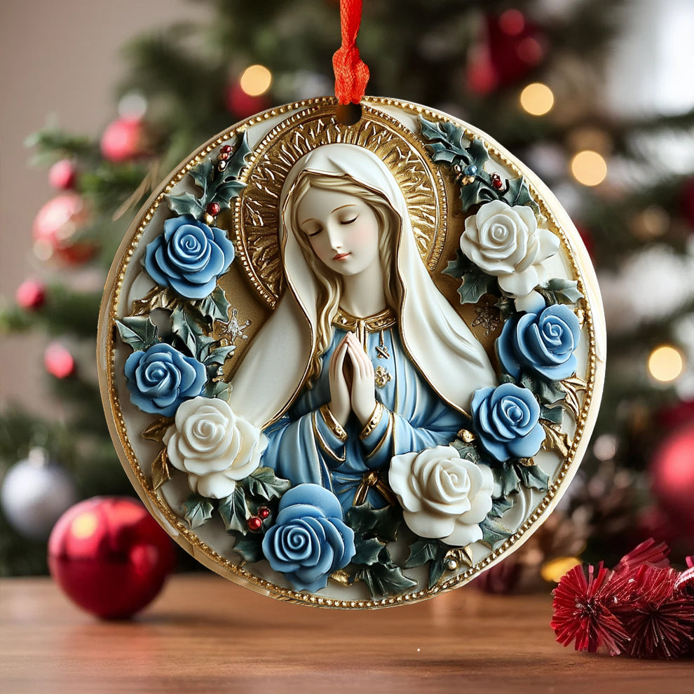 Spheregoods 2D Acrylic Ornament Blessed Mother Charm