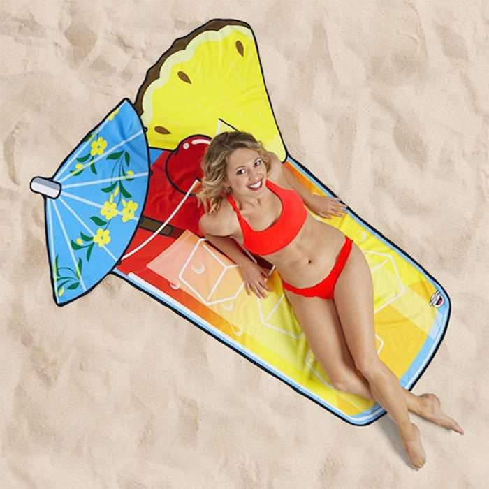 Internet Celebrity Fashion round Donut Background Fabric Beach Towel