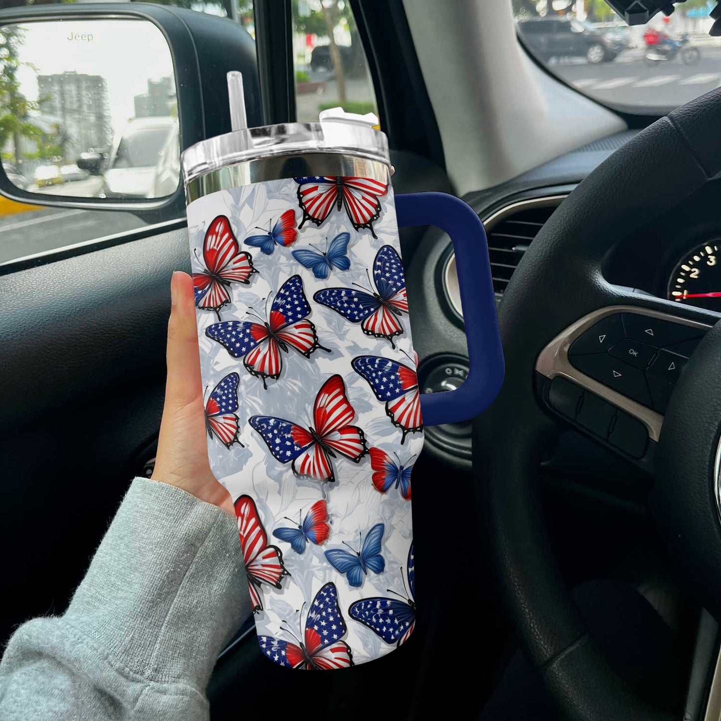 Spheregoods Tumbler Patriotic Wings