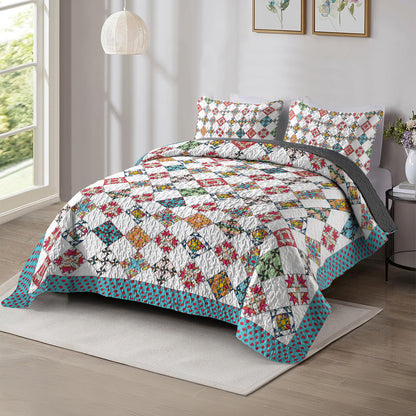 Spheregoods All Season Quilt 3-Piece Set Quilting