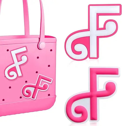 2PCS Alphabet Charms – 3D Letter Accessories for Personalizing Beach Bags