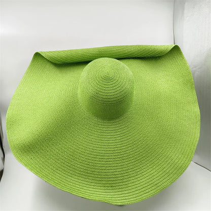 SphereGoods 25cm Elegant Raffia Sun Hat