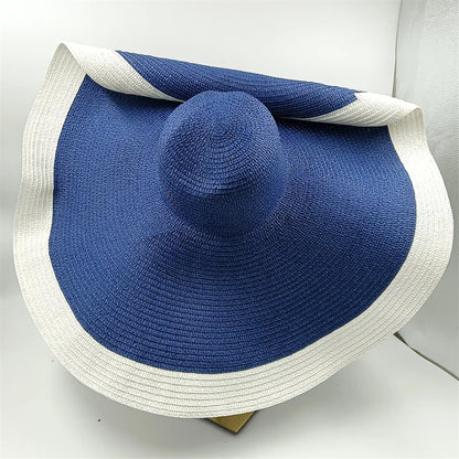 SphereGoods 25cm Elegant Raffia Sun Hat