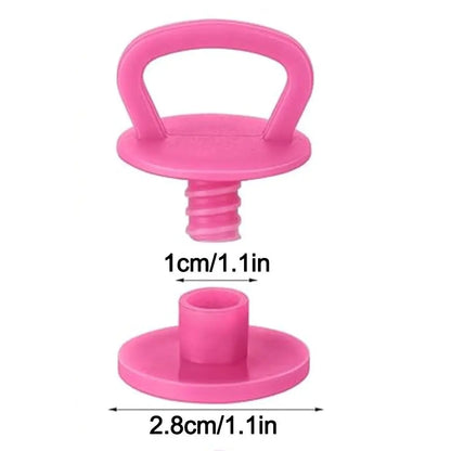 Rubber Bag Screw Caps – DIY Handle & Strap Accessories for Beach Bags
