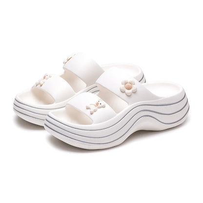 Women's Platform Sandals – Non-Slip Lightweight Summer Flip-Flops