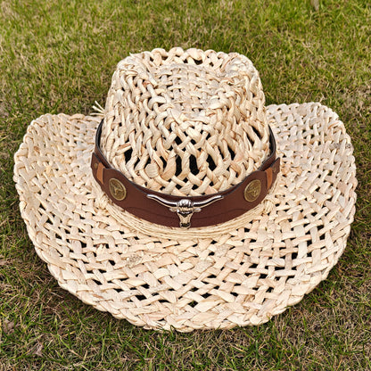 SphereGoods Natural Cowboy Hat