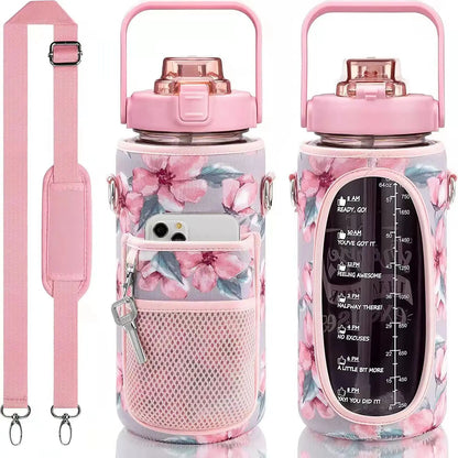 2L Water Bottle Sleeve – Insulated Case with Strap for Outdoor & Sports Use