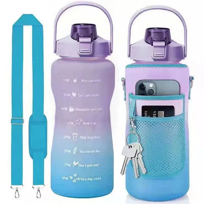 2L Water Bottle Sleeve – Insulated Case with Strap for Outdoor & Sports Use