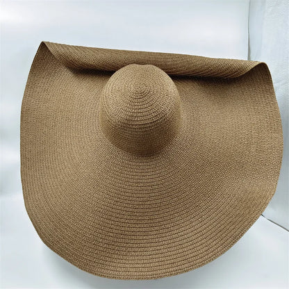 SphereGoods 25cm Elegant Raffia Sun Hat