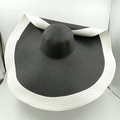 SphereGoods 25cm Elegant Raffia Sun Hat