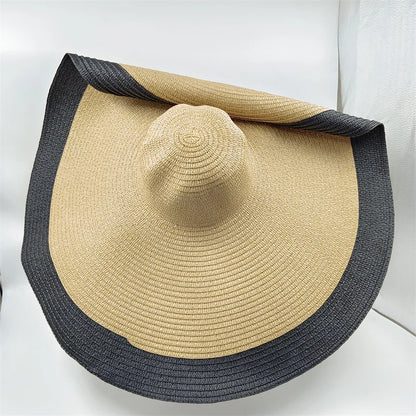 SphereGoods 25cm Elegant Raffia Sun Hat