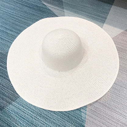 SphereGoods 25cm Elegant Raffia Sun Hat