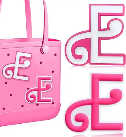 2PCS Alphabet Charms – 3D Letter Accessories for Personalizing Beach Bags