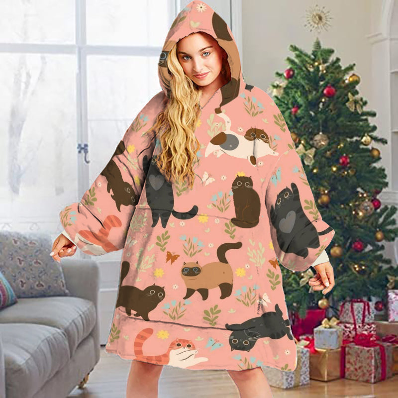 Spheregoods Huggie Blanket Purrfect Paradise