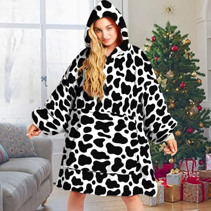 Spheregoods Huggie Blanket Simple Cow Pattern