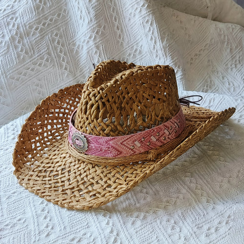 SphereGoods Natural Cowboy Hat