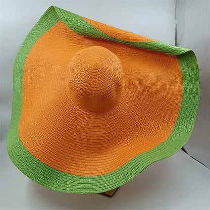 SphereGoods 25cm Elegant Raffia Sun Hat
