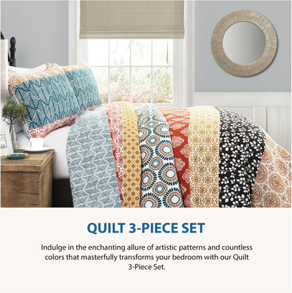 Spheregoods Quilt 3-Piece Set Horse