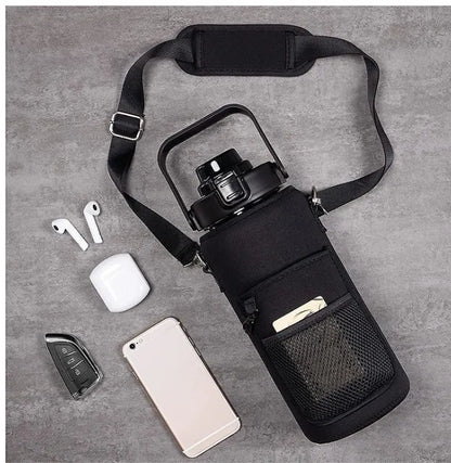 2L Water Bottle Sleeve – Insulated Case with Strap for Outdoor & Sports Use