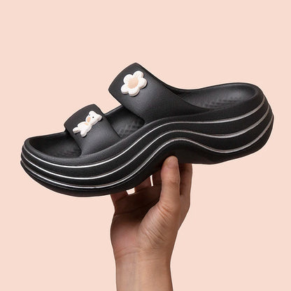 Women's Platform Sandals – Non-Slip Lightweight Summer Flip-Flops