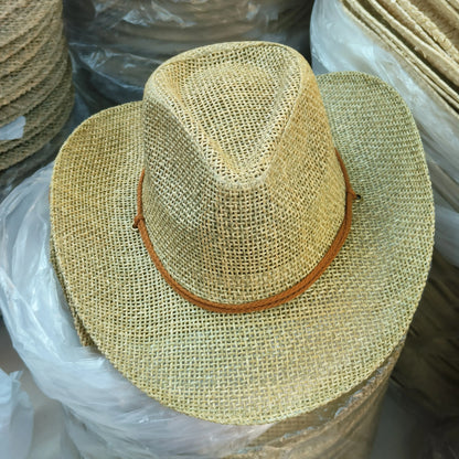 SphereGoods Natural Cowboy Hat