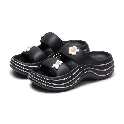 Women's Platform Sandals – Non-Slip Lightweight Summer Flip-Flops