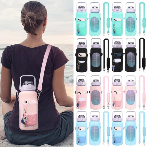 2L Water Bottle Sleeve – Insulated Case with Strap for Outdoor & Sports Use