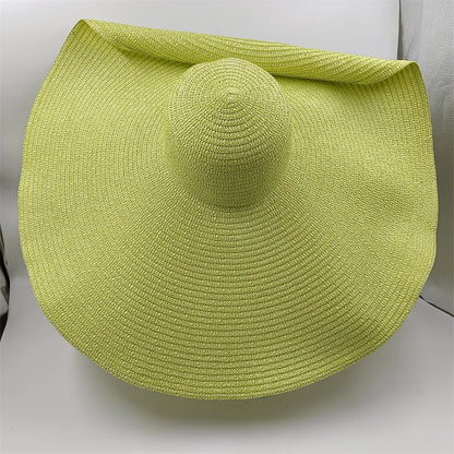 SphereGoods 25cm Elegant Raffia Sun Hat