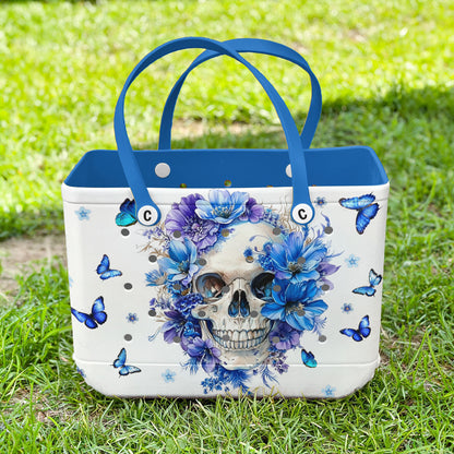 Spheregoods Cee™ Bag Blue Aura Skull