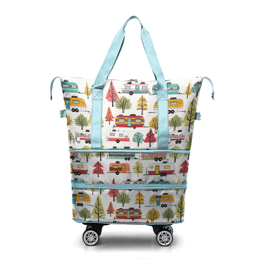 Spheregoods Luggage Bag Happy Camper
