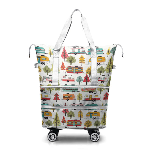 Spheregoods Luggage Bag Happy Camper