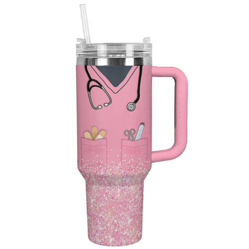 Spheregoods Tumbler Glitter Nurse Vibes