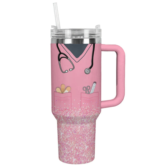 Spheregoods Tumbler Glitter Nurse Vibes