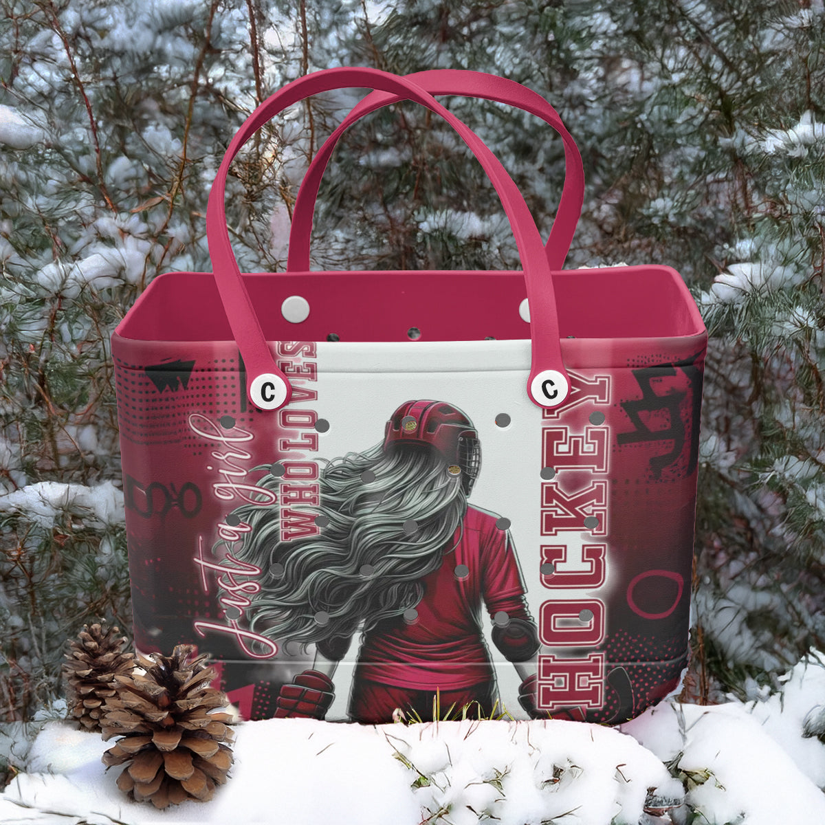 Spheregoods Cee™ Bag Loves Hockey