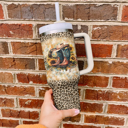 Spheregoods Tumbler Western Sunflower Charm