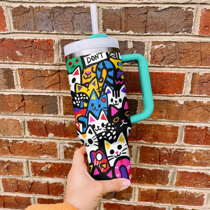 Spheregoods Tumbler Feline Frenzy
