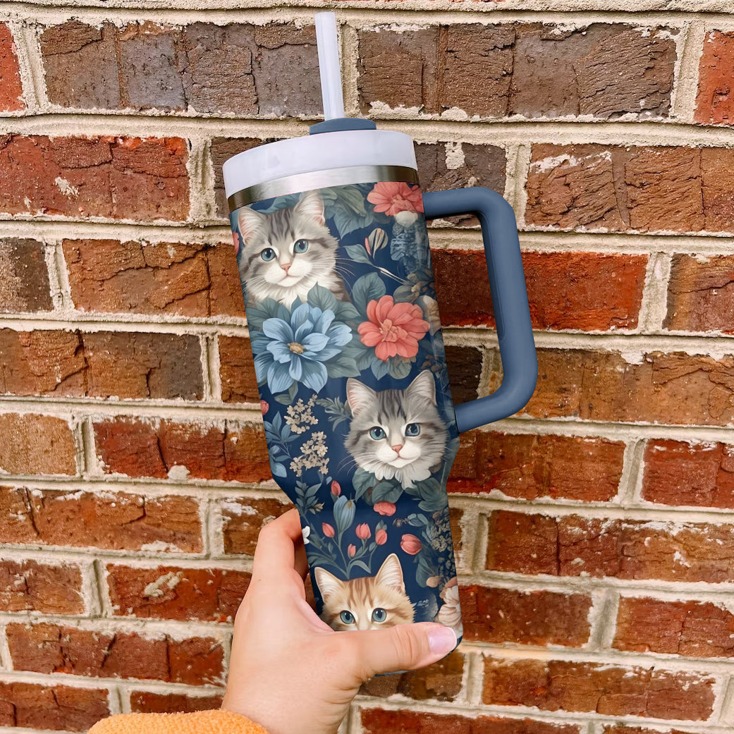 Spheregoods Tumbler Feline Flora