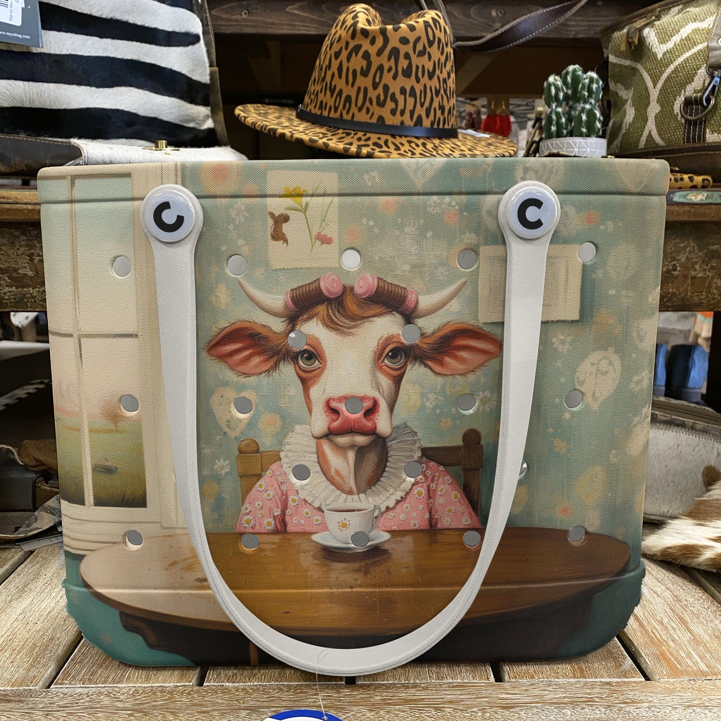 Spheregoods Cee™ Bag Tea Time Cow